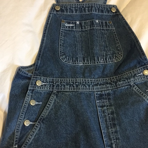 Denim overalls. Worn once. - Picture 4 of 5